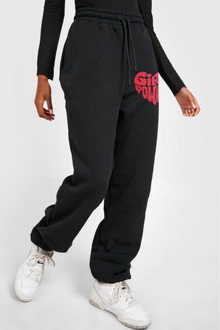 Shop Simply Love Full Size GIRL POWER Graphic Sweatpants - High-Quality U.S. Made Women’s Fashion with Free Fast Shipping