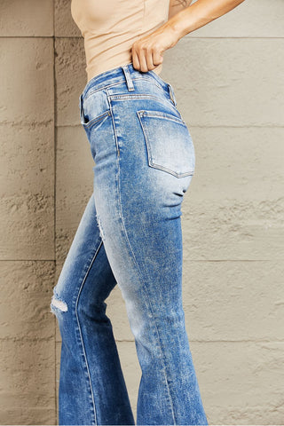 Shop BAYEAS Izzie Mid Rise Bootcut Jeans - High-Quality U.S. Made Women’s Fashion with Free & Fast Shipping