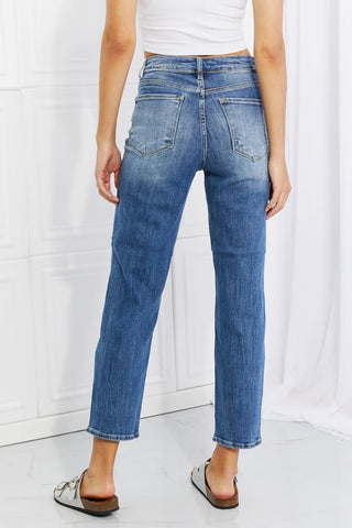 Shop RISEN Full Size Emily High Rise Relaxed Jeans - High-Quality U.S. Made Women’s Fashion with Free & Fast Shipping