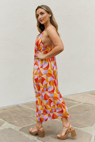 Shop And The Why Full Size Printed Sleeveless Maxi Dress - High-Quality U.S. Made Women’s Fashion with Free & Fast Shipping