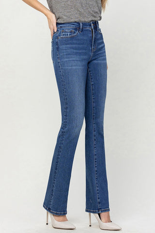 Shop Vervet by Flying Monkey High Waist Bootcut Jeans - High-Quality U.S. Made Women’s Fashion with Free & Fast Shipping