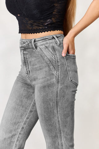 Shop Kancan High Waist Slim Flare Jeans - High-Quality U.S. Made Women’s Fashion with Free & Fast Shipping