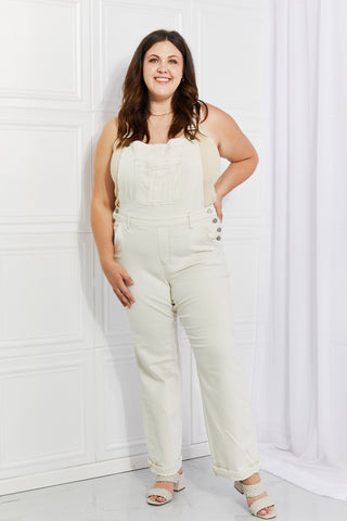 Shop Judy Blue Full Size Taylor High Waist Overalls - High-Quality U.S. Made Women’s Fashion with Free Fast Shipping