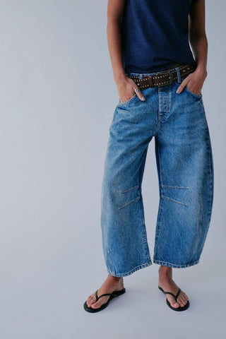 Shop Wide Leg Jeans with Pockets - High-Quality U.S. Made Women’s Fashion with Free & Fast Shipping