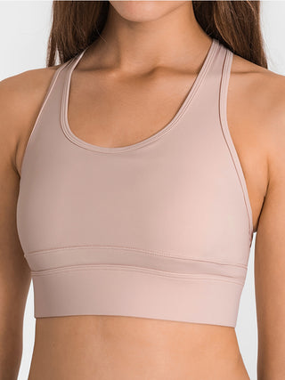 Shop Millennia Double Take Round Neck Racerback Cropped Tank - High-Quality U.S. Made Women’s Fashion with Free & Fast Shipping