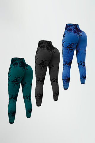 Shop Printed High Waist Active Leggings - High-Quality U.S. Made Women’s Fashion with Free & Fast Shipping