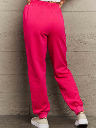 Shop Simply Love Full Size Drawstring Sweatpants - High-Quality U.S. Made Women’s Fashion with Free Fast Shipping