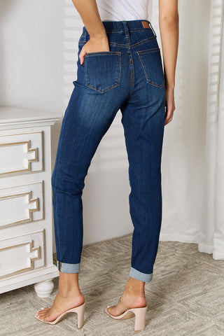 Shop Judy Blue Full Size Skinny Cropped Jeans - High-Quality U.S. Made Women’s Fashion with Free & Fast Shipping