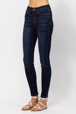 Shop Judy Blue Full Size High Waist Handsand Skinny Jeans - High-Quality U.S. Made Women’s Fashion with Free & Fast Shipping