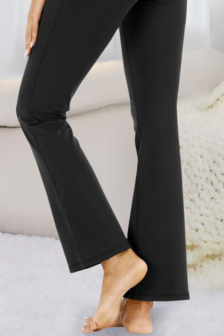 Shop Pocketed High Waist Active Pants - High-Quality U.S. Made Women’s Fashion with Free & Fast Shipping