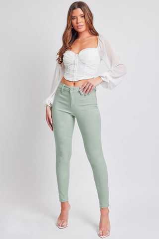 Shop Jade YMI Jeanswear Hyperstretch Mid-Rise Skinny Jeans - High-Quality U.S. Made Women’s Fashion with Free & Fast Shipping