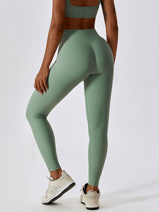 Shop Basic Bae Wide Waistband Active Leggings - High-Quality U.S. Made Women’s Fashion with Free & Fast Shipping