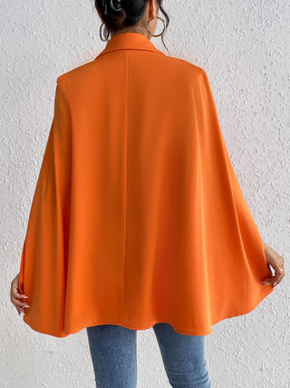 Shop Button Up Cape Sleeve Blazer - High-Quality U.S. Made Women’s Fashion with Free & Fast Shipping