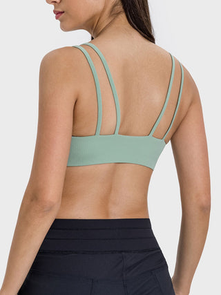 Shop Millennia Scoop Neck Double Strap Active Cami - High-Quality U.S. Made Women’s Fashion with Free & Fast Shipping