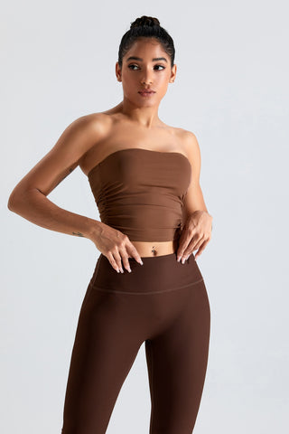 Shop Ribbed Active Bandeau Top - High-Quality U.S. Made Women’s Fashion with Free & Fast Shipping