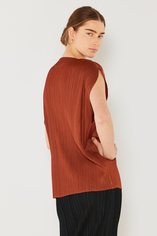 Shop Marina West Swim Rib Pleated Oversized Dolman Sleeve Top - High-Quality U.S. Made Women’s Fashion with Free & Fast Shipping