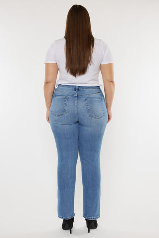 Shop Kancan Full Size Cat's Whiskers High Waist Jeans - High-Quality U.S. Made Women’s Fashion with Free & Fast Shipping