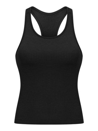 Shop Millennia Round Neck Racerback Active Tank - High-Quality U.S. Made Women’s Fashion with Free & Fast Shipping