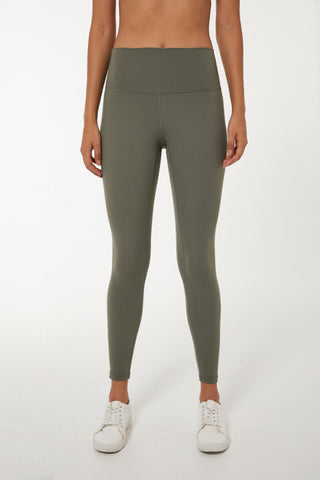 Shop Olive High Waist Active Leggings - High-Quality U.S. Made Women’s Fashion with Free & Fast Shipping