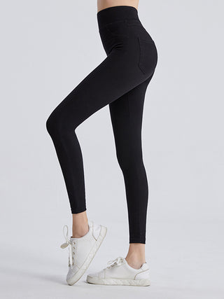 Shop Wide Waistband Sports Leggings - High-Quality U.S. Made Women’s Fashion with Free & Fast Shipping