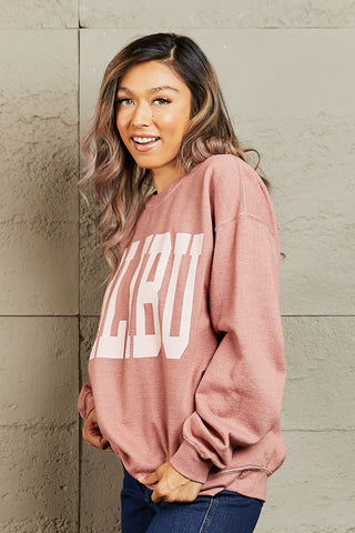 Shop Sweet Claire "Malibu" Oversized Crewneck Sweatshirt - High-Quality U.S. Made Women’s Fashion with Free & Fast Shipping