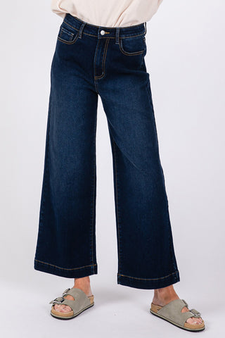 Shop SAGE + FIG High Waist Wide Leg Jeans - High-Quality U.S. Made Women’s Fashion with Free & Fast Shipping