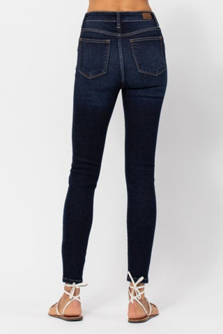 Shop Judy Blue Full Size High Waist Handsand Skinny Jeans - High-Quality U.S. Made Women’s Fashion with Free & Fast Shipping