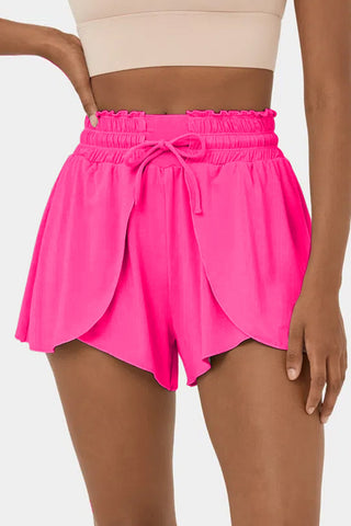 Shop Drawstring Swim Shorts with Pockets - High-Quality U.S. Made Women’s Fashion with Free Fast Shipping