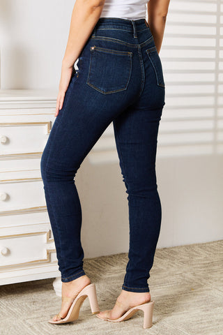 Shop Judy Blue Full Size Skinny Jeans with Pockets - High-Quality U.S. Made Women’s Fashion with Free & Fast Shipping