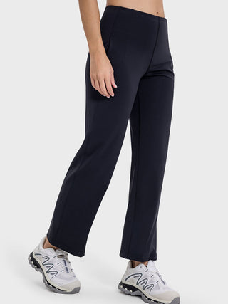 Shop Pocketed High Waist Active Pants - High-Quality U.S. Made Women’s Fashion with Free & Fast Shipping