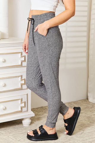 Shop Leggings Depot Full Size Joggers with Pockets - High-Quality U.S. Made Women’s Fashion with Free & Fast Shipping