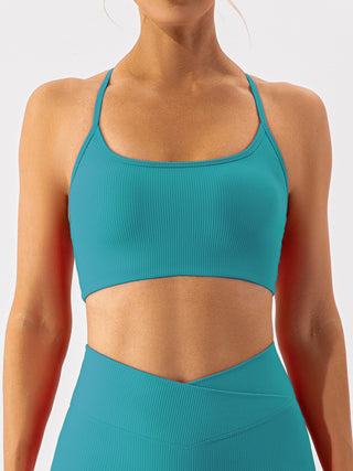 Shop Spaghetti Strap Active Bra - High-Quality U.S. Made Women’s Fashion with Free & Fast Shipping