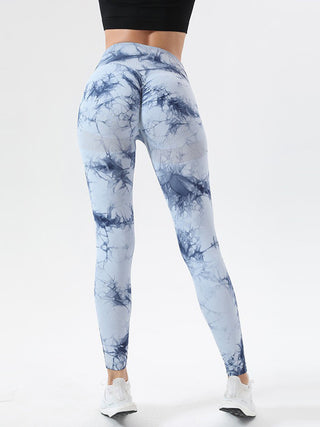 Shop Tie-Dye High Waist Active Leggings - High-Quality U.S. Made Women’s Fashion with Free & Fast Shipping