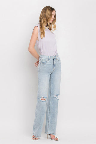 Shop Vervet by Flying Monkey 90'S Vintage Super High Rise Flare Jeans - High-Quality U.S. Made Women’s Fashion with Free & Fast Shipping