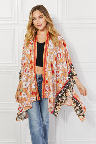 Shop Justin Taylor Peachy Keen Cover-Up Kimono - High-Quality U.S. Made Women’s Fashion with Free & Fast Shipping