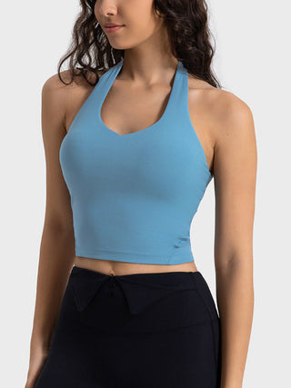 Shop Millennia Cropped Sport Tank - High-Quality U.S. Made Women’s Fashion with Free & Fast Shipping