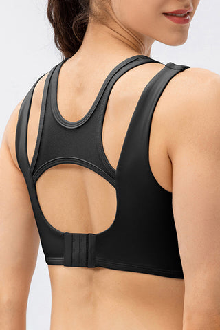 Shop Cutout Wide Strap Active Tank - High-Quality U.S. Made Women’s Fashion with Free & Fast Shipping