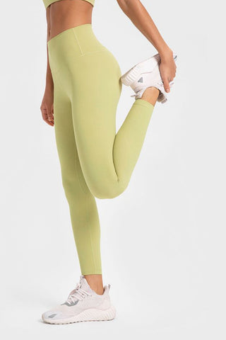 Shop Highly Stretchy Wide Waistband Yoga Leggings - High-Quality U.S. Made Women’s Fashion with Free & Fast Shipping