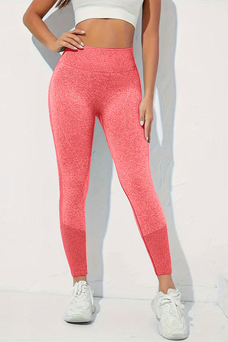 Shop Coral High Waist Active Pants - High-Quality U.S. Made Women’s Fashion with Free & Fast Shipping