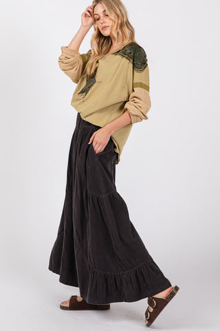 Shop SAGE + FIG High Rise Corduroy Wide Leg Pants - High-Quality U.S. Made Women’s Fashion with Free & Fast Shipping