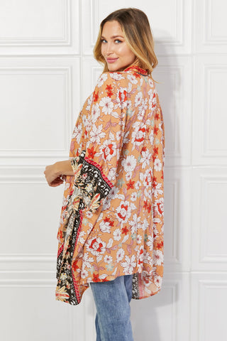 Shop Justin Taylor Peachy Keen Cover-Up Kimono - High-Quality U.S. Made Women’s Fashion with Free & Fast Shipping