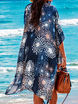 Shop Printed Open Front Cover-Up - High-Quality U.S. Made Women’s Fashion with Free & Fast Shipping