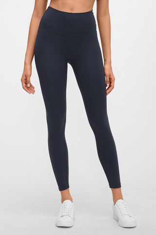 Shop Navy Basic Full Length Active Leggings - High-Quality U.S. Made Women’s Fashion with Free & Fast Shipping