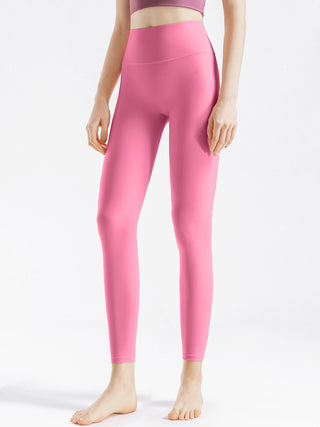 Shop Pink High Waist Active Pants - High-Quality U.S. Made Women’s Fashion with Free & Fast Shipping