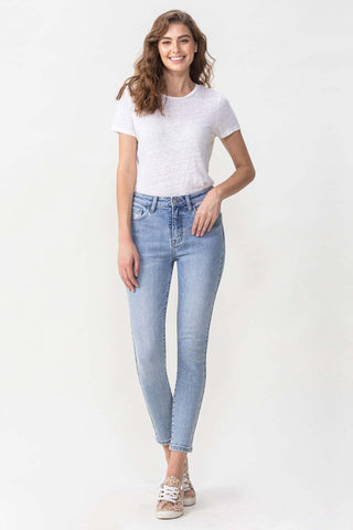 Shop Lovervet Full Size Talia High Rise Crop Skinny Jeans - High-Quality U.S. Made Women’s Fashion with Free & Fast Shipping