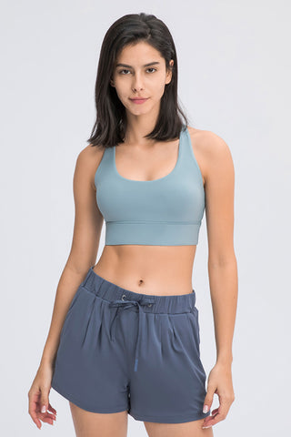 Shop Millennia Eight Strap Sports Bra - High-Quality U.S. Made Women’s Fashion with Free & Fast Shipping