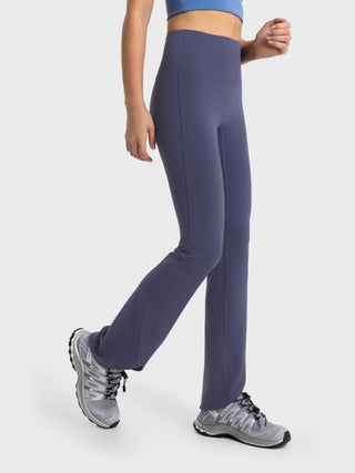 Shop Wide Waistband Bootcut Sports Pants - High-Quality U.S. Made Women’s Fashion with Free & Fast Shipping