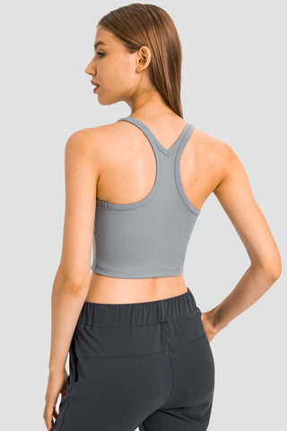 Shop Millennia Racerback Sports Bra - High-Quality U.S. Made Women’s Fashion with Free & Fast Shipping