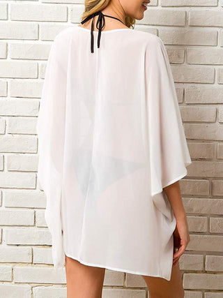 Shop Open Front Half Sleeve Cover-Up - High-Quality U.S. Made Women’s Fashion with Free Fast Shipping