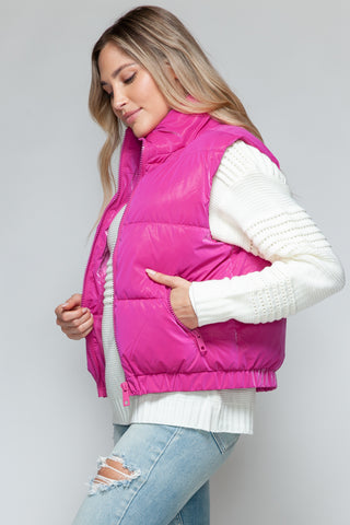 Shop Snobbish Fine Fur Lining Quilted Vest - High-Quality U.S. Made Women’s Fashion with Free & Fast Shipping